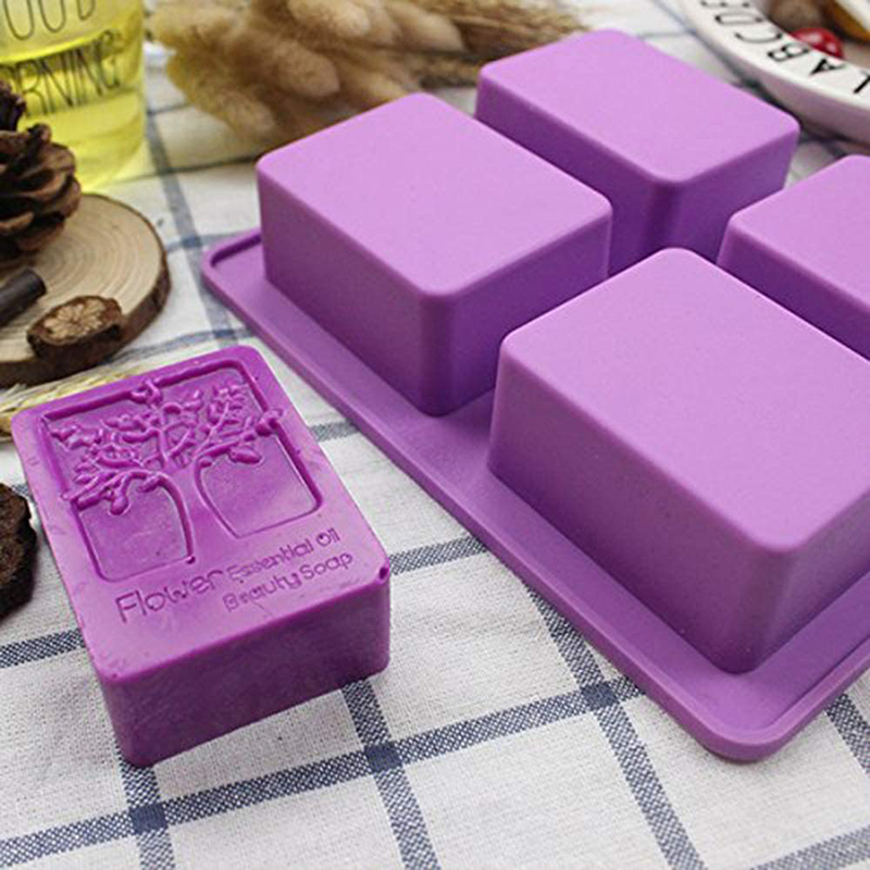 Soap Making Lye - Moule à savon rectangulaire en Silicone,