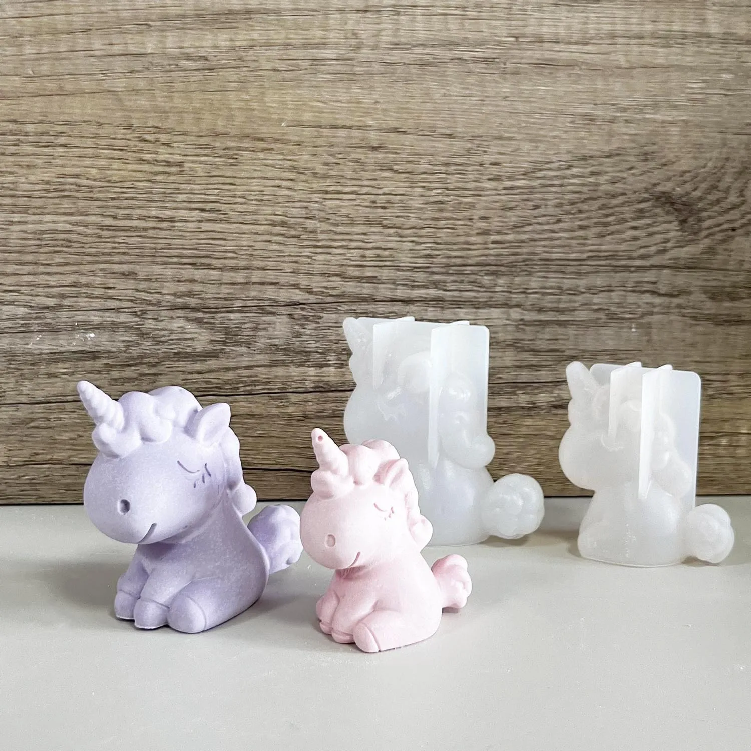 Soap Making Instructions - Moule géométrique 3D en Silicone, licorne,
