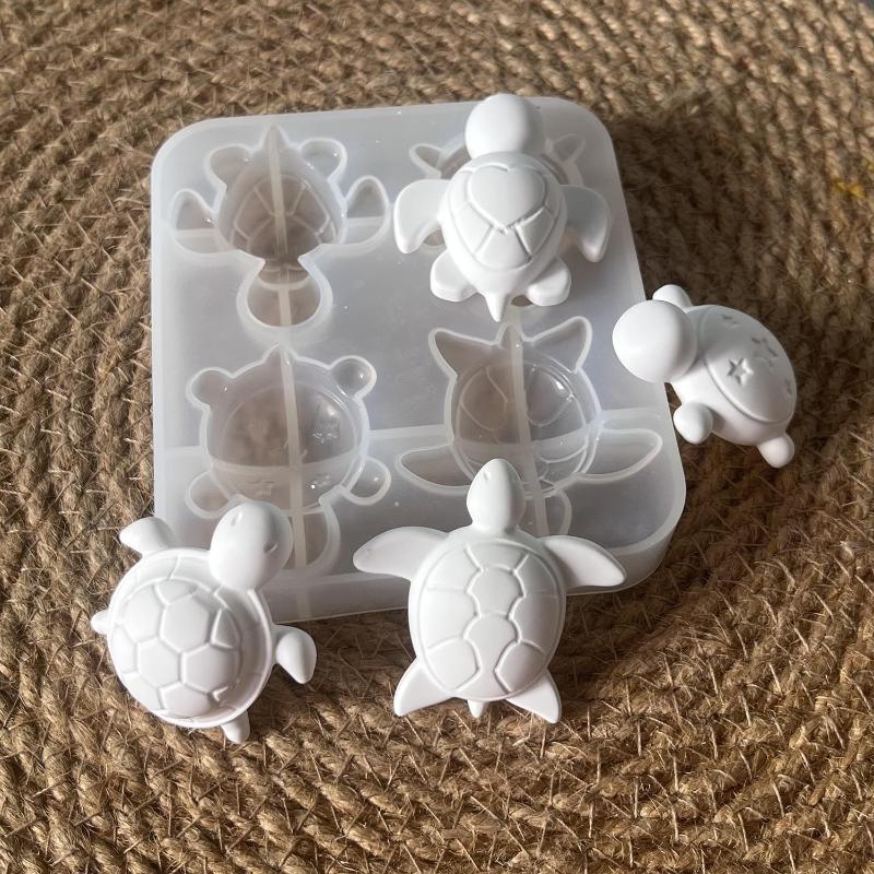 Soap Making Party - Moules en silicone pour quatre tortues,