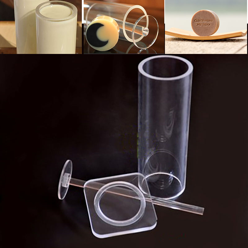 Soap Making Books - Moule à savon acrylique circulaire Vertical,