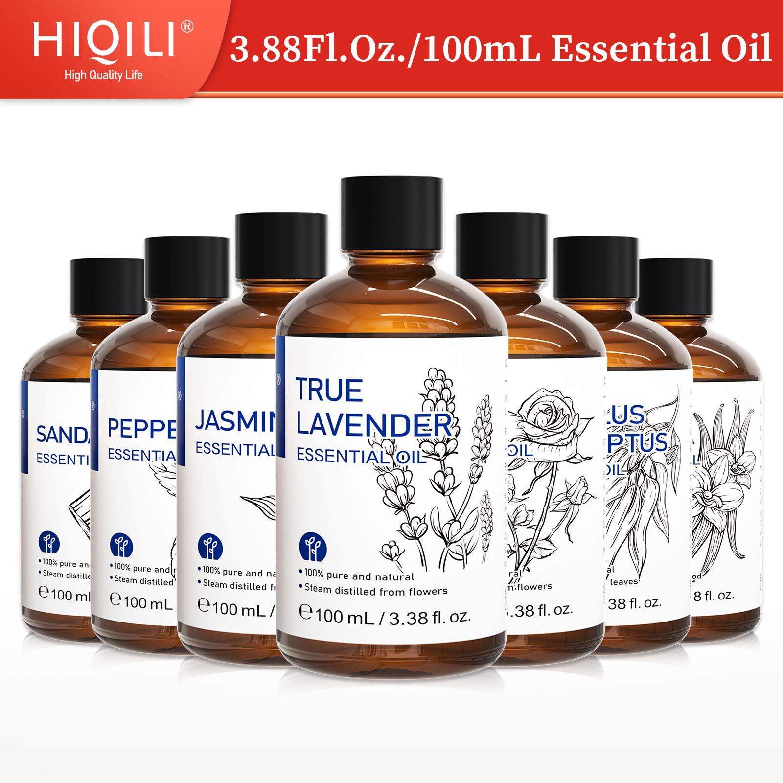 Soap Making Ingredients - HIQILI Huile essentielle 100% naturelle, 100