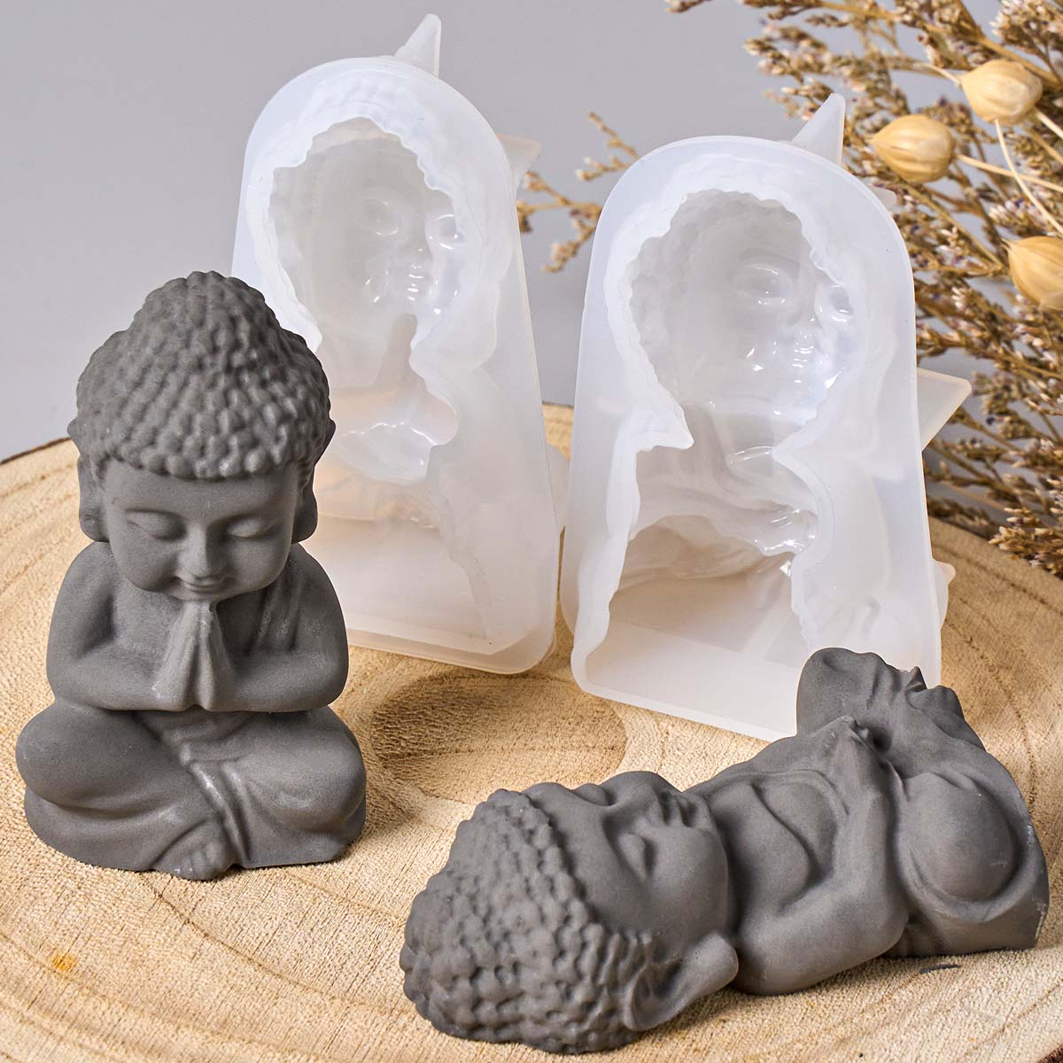 Moule en silicone Bouddha 3D p - Soap Making Process avis et prix