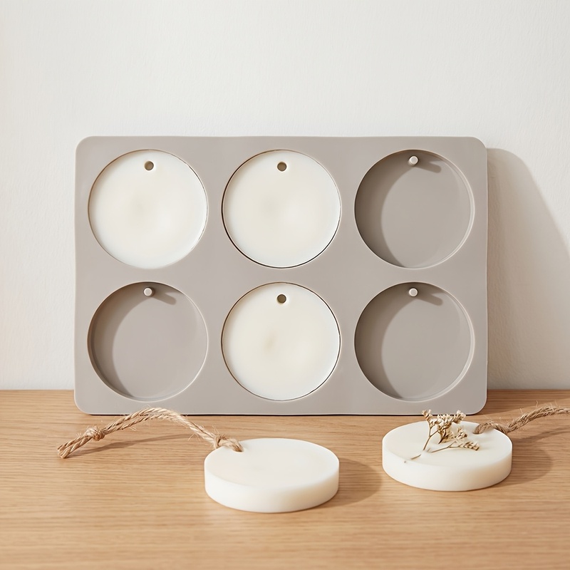 Moule en silicone rond à 6 cav - Soap Making Instructions avis et prix